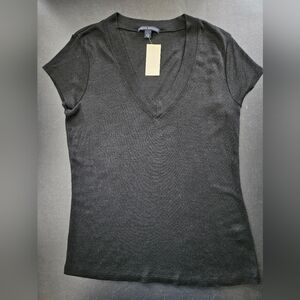 NWT - Silk Blend Banana Republic Black Jersey - Size L